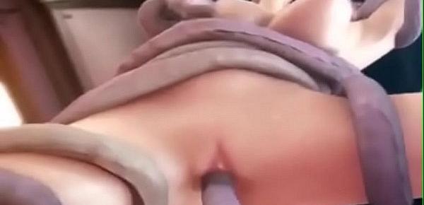  3d monster fuck a big tits being fucked hard by aa alien